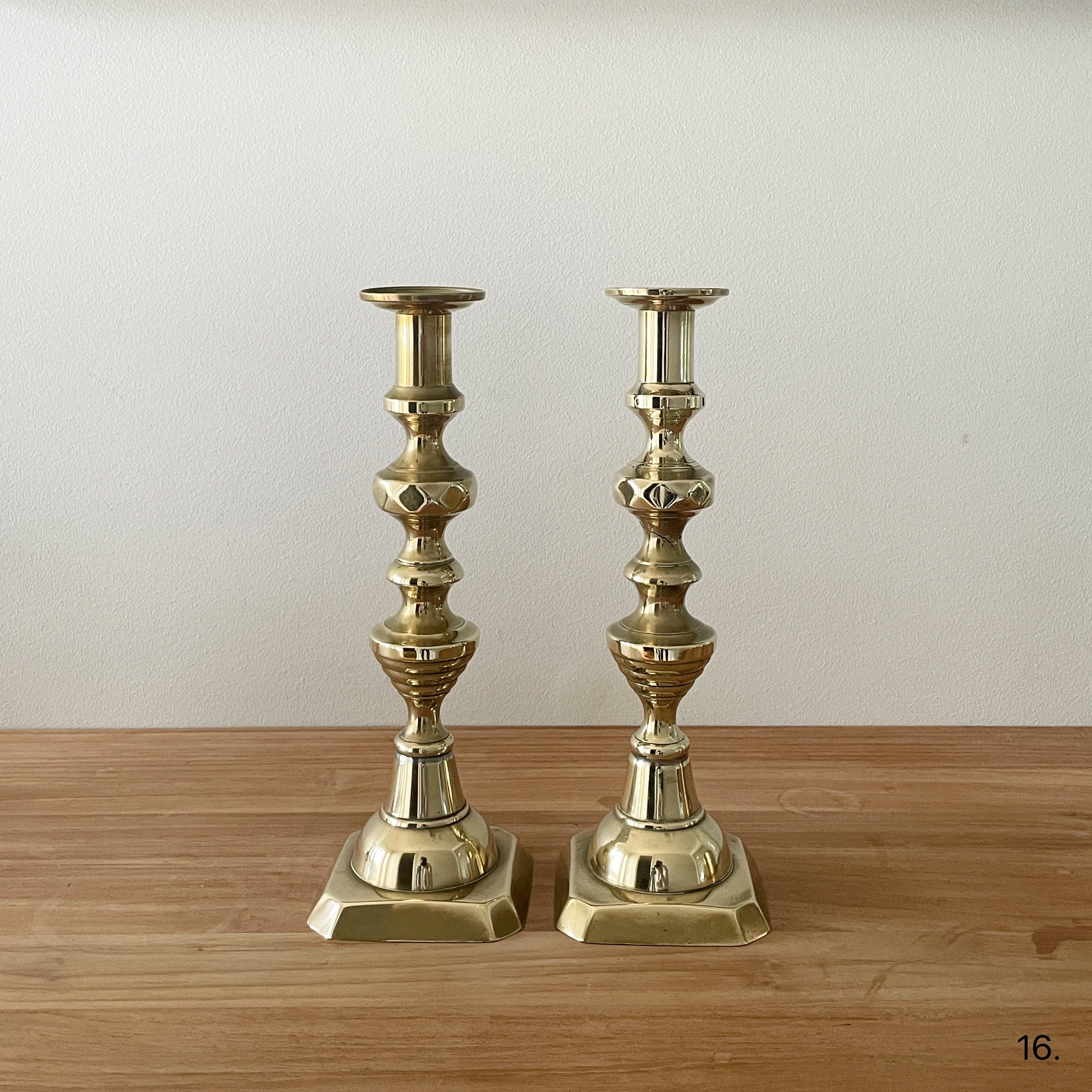 Antique Brass Candlesticks (Assorted)